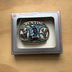 Hunting Belt Buckle Great American Products Made In USA